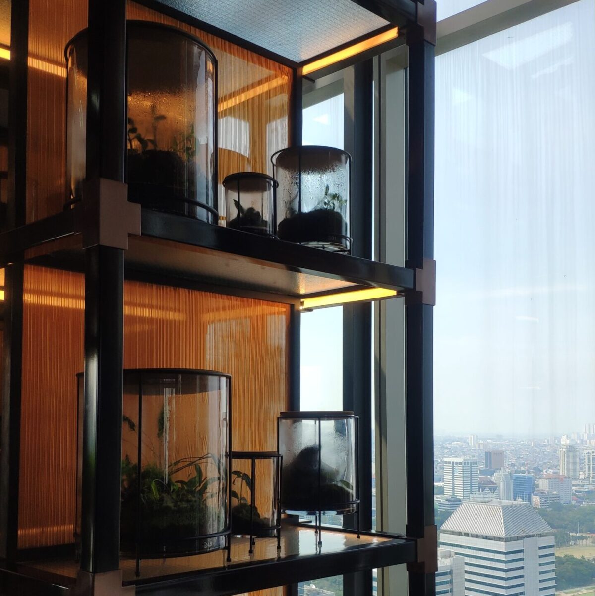 Terrarium interior decoration at Park Hyatt Jakarta
