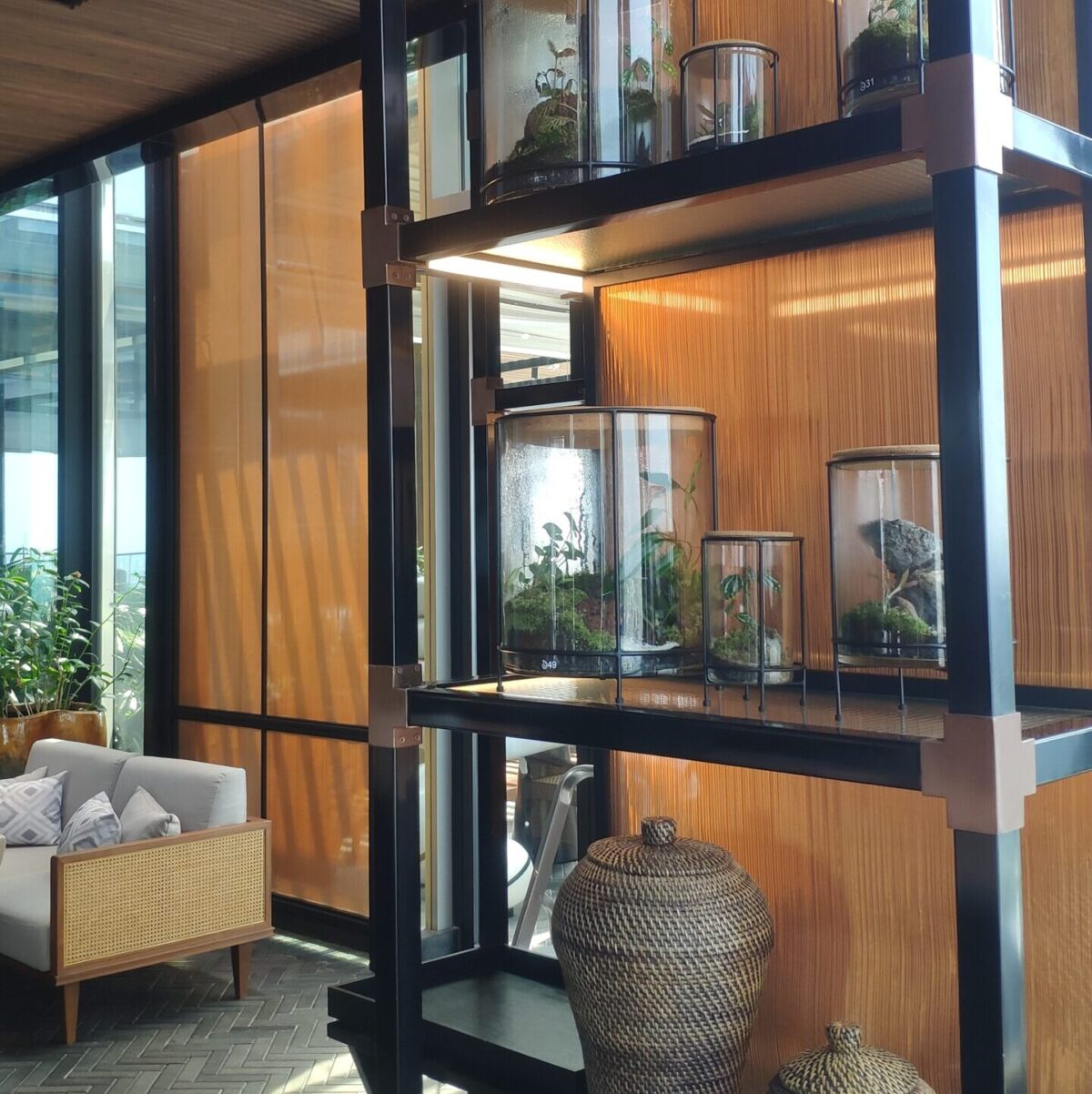 Terrarium interior decoration at Park Hyatt Jakarta